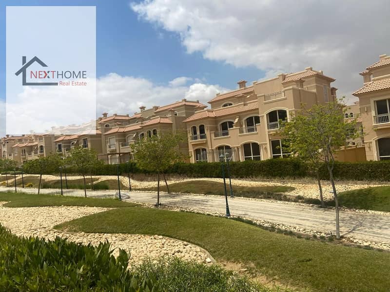 tiwn house Villa Ready for Viewing 311 sqm ready to move in EL Patio Oro Compound La Vista Golden Square Fifth Settlement New Cairo - Widok 2