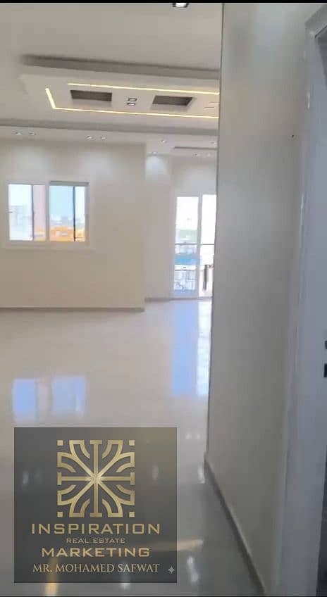 A stunning apartment for rent (residential or administrative) in Al Lotus New - directly on Al Nawadi Street - first occupancy - Vista 2