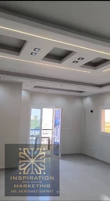 A stunning apartment for rent (residential or administrative) in Al Lotus New - directly on Al Nawadi Street - first occupancy - Vista 3