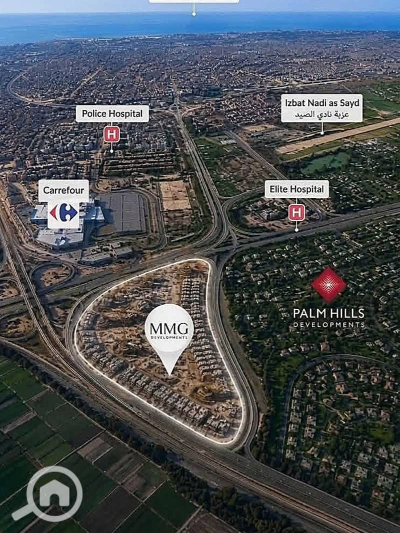 Apartment for sale in the Mohamed Magahid Group (MMG) project in Alexandria | Opposite Carrefour International - Ansicht 3