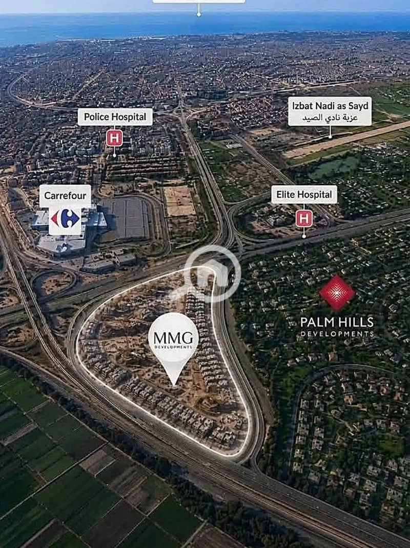 Apartment for sale in the Mohamed Magahid Group (MMG) project in Alexandria | Opposite Carrefour International - Ansicht 5