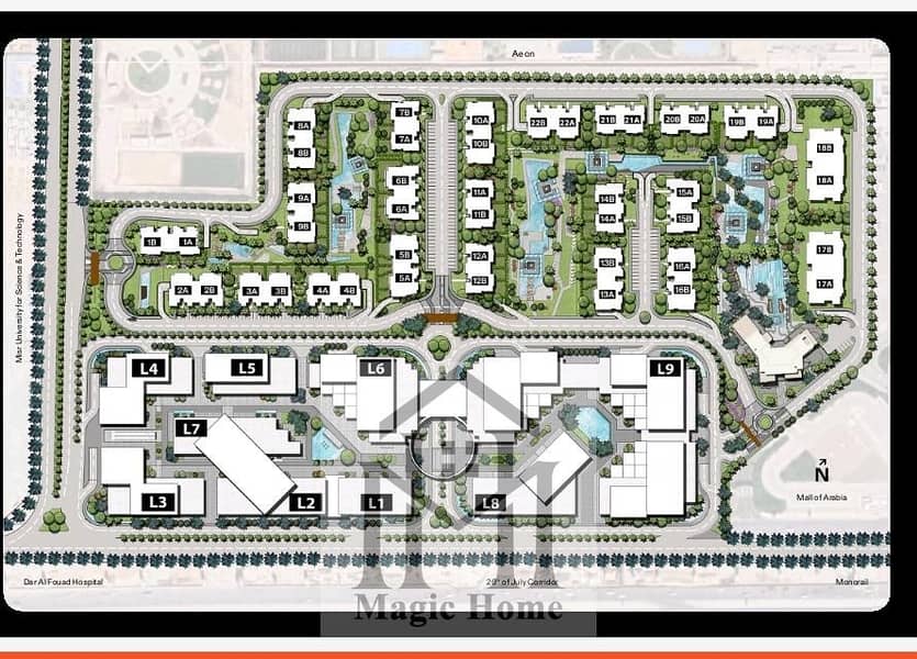 Prime location on 26th of July Axis, directly next to Mall of Arabia… in the heart of 6th of October City. – další