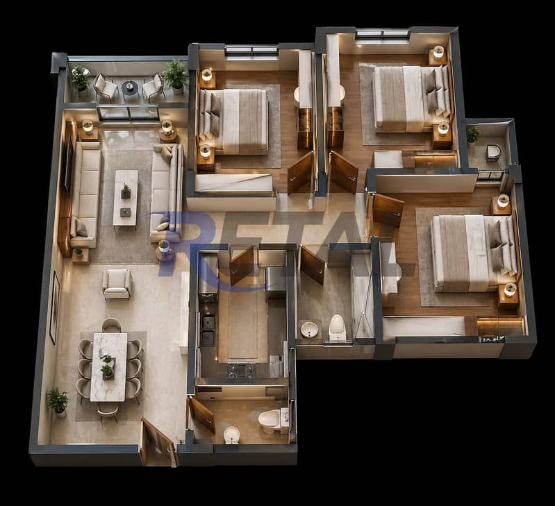 Apartment for sale in Retal Compound – Badr City – Central Garden View - Widok 5