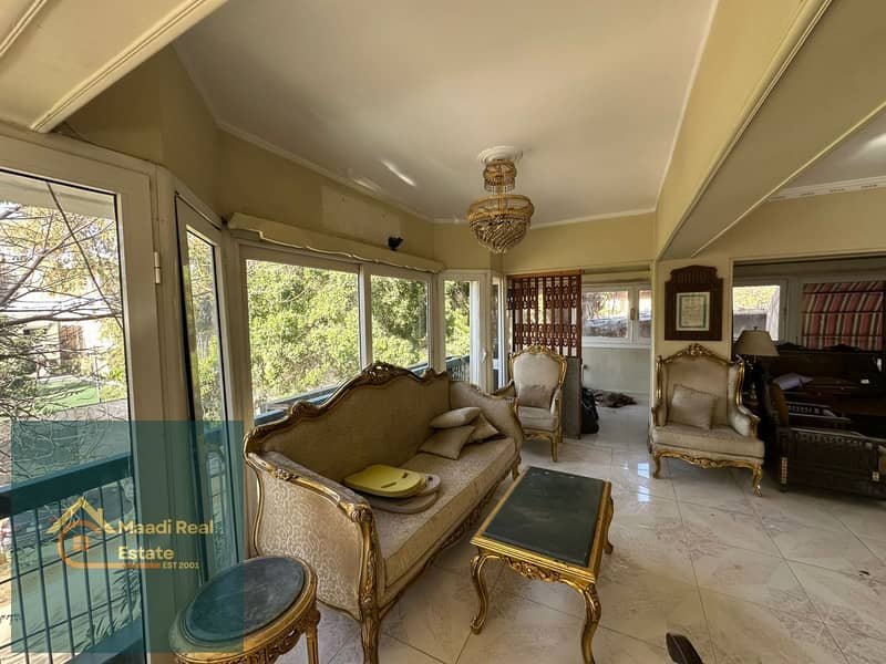Apartment for sale in Sarayat El Maadi steps away from Maadi Sports Club, with an area of 197 meters, sea view, open view. - Ansicht 2