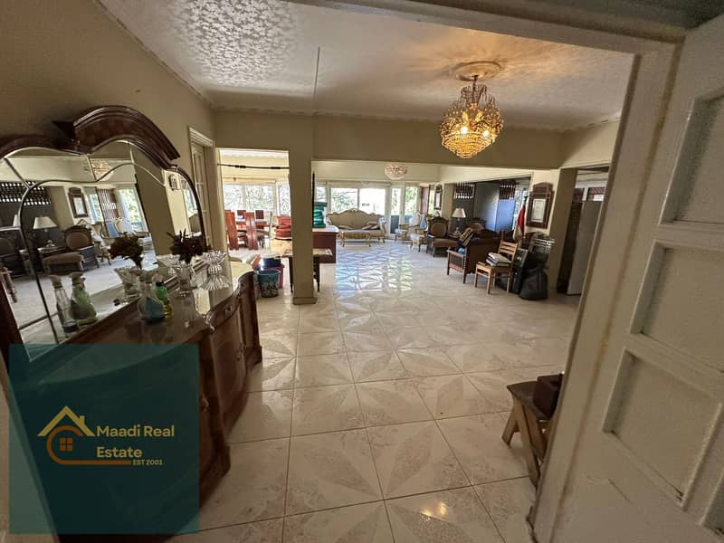 Apartment for sale in Sarayat El Maadi steps away from Maadi Sports Club, with an area of 197 meters, sea view, open view. - Ansicht 5