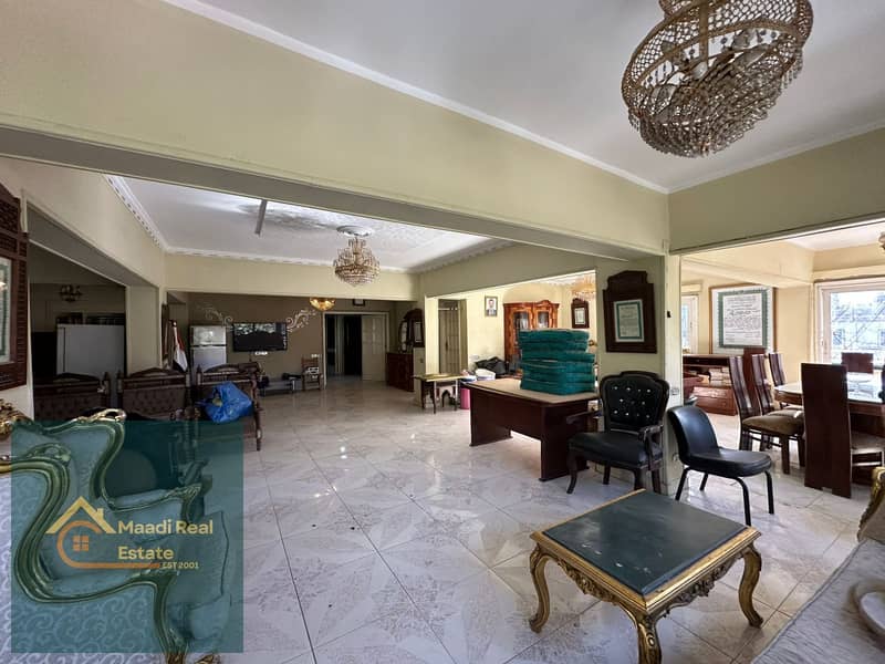 Apartment for sale in Sarayat El Maadi steps away from Maadi Sports Club, with an area of 197 meters, sea view, open view. - Ansicht 6