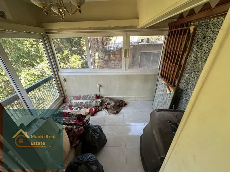 Apartment for sale in Sarayat El Maadi steps away from Maadi Sports Club, with an area of 197 meters, sea view, open view. - Mehr