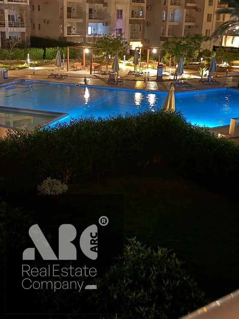 Chalet for rent in Amwaj, North Coast - a great deal 2 bedrooms, 2 bathrooms Direct pool view – pohled 2