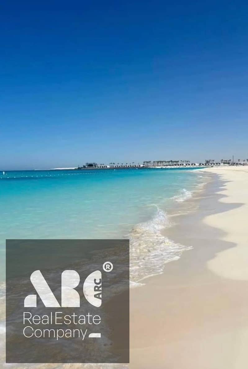 Chalet for rent in Amwaj, North Coast - a great deal 2 bedrooms, 2 bathrooms Direct pool view – pohled 6