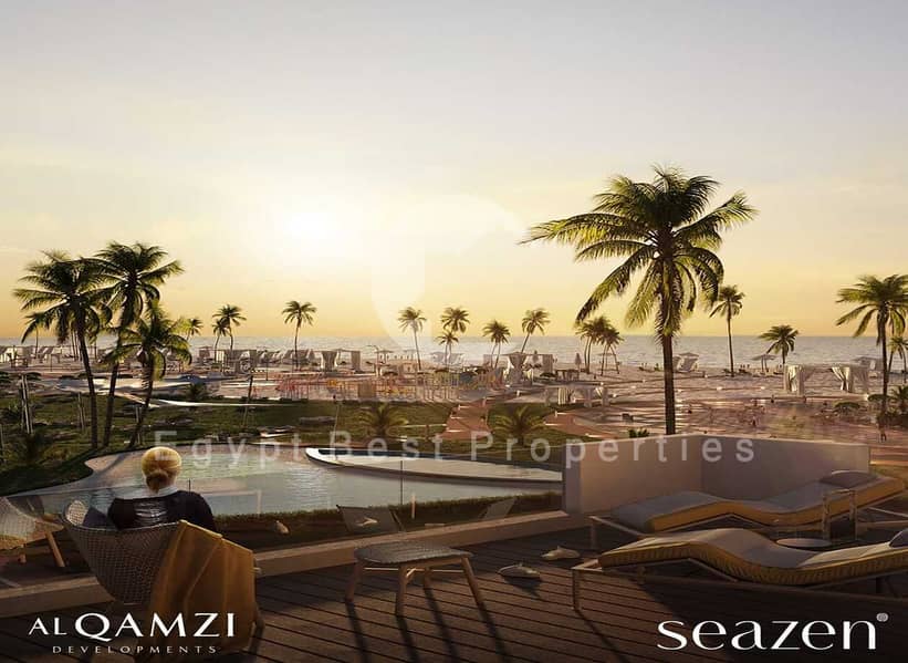 DELIVERY 1 YEAR FINISHED VILLA FOR SALE SEAZEN IN NORTH COAST FOR SALE SEA VIEW WITH 10% DP - Widok 6