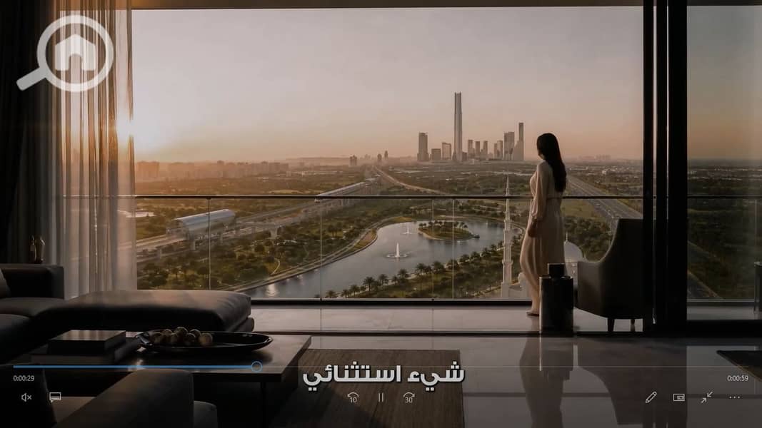 With a 5% down payment over 10 years, own a two-bedroom apartment in the most distinguished project in the administrative capital in the heart of the Green River, overlooking the iconic tower and the only lake at the entrance of the capital. - Ansicht 3