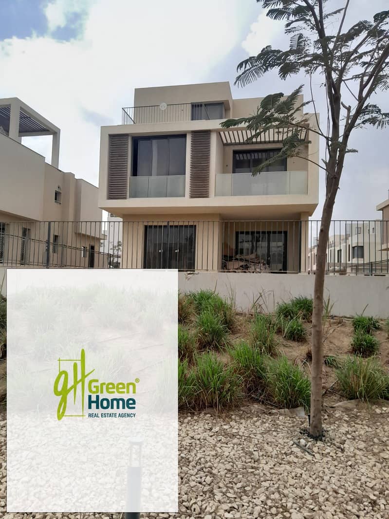 Under market price Twin House for sale Ready to move with Open View Landscape in Sodic East New Heliopolis - Widok 3