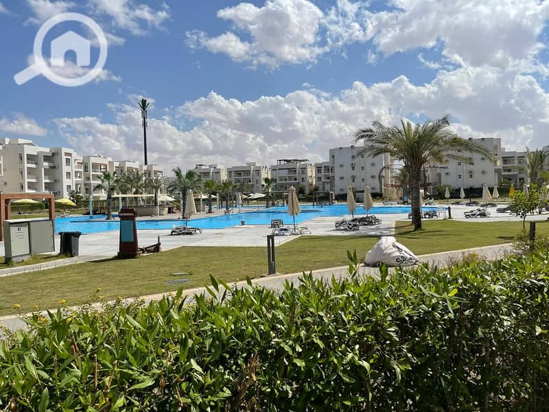 Ground floor chalet with garden for rent in Amwaj Sayed Abdel Rahman Village – pohled 2