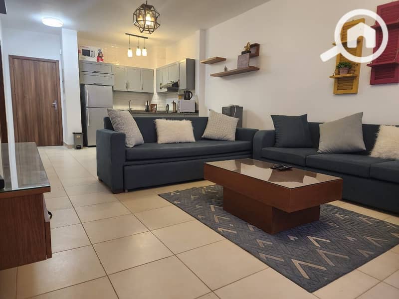 Ground floor chalet with garden for rent in Amwaj Sayed Abdel Rahman Village – pohled 6