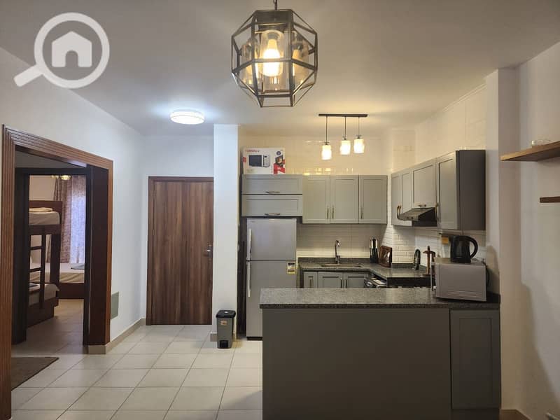Ground floor chalet with garden for rent in Amwaj Sayed Abdel Rahman Village – další