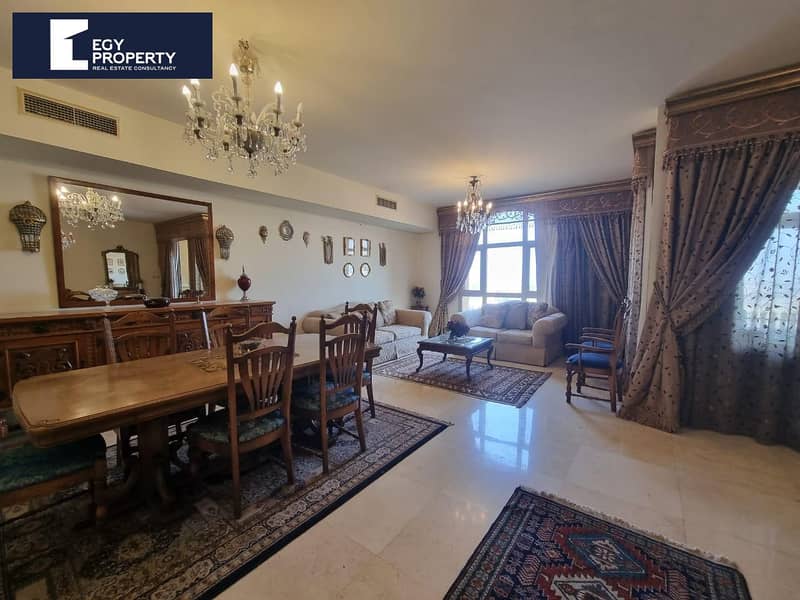 Apartment with garden For Sale in Uptown New Cairo Fully Furnished with attractive price – pohled 4