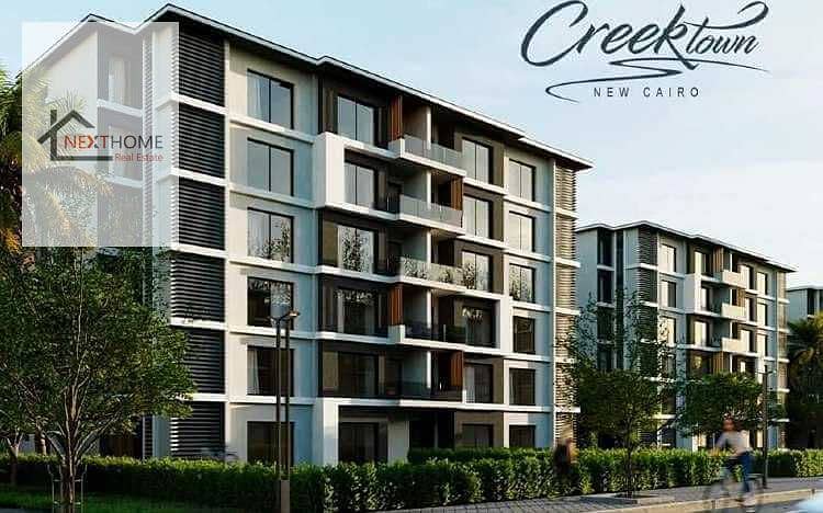 Apartment for sale with a low down payment, 180 square meters, in Creek Town Compound, Fifth Settlement, New Cairo. - Ansicht 5
