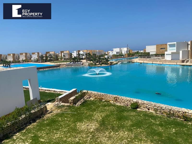 Villa with private pool For Sale in Seashell North coast Fully Furnished lagoon view - Widok 5