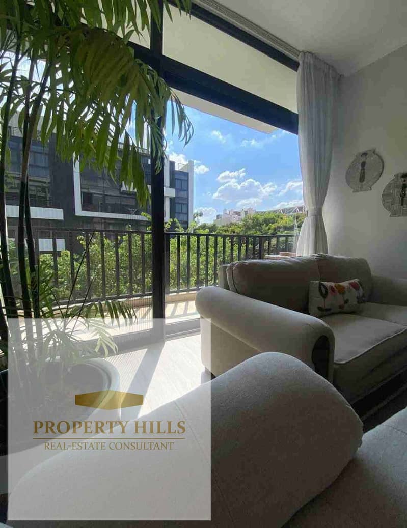 Fully finished Apartment with furniture for sale in 5th settlement water way compound and with all electric appliances and ready to deliver and for viewing With best price  • Unit Type: apartment • Built-up Area: 170m² • Location: water way compoumd• Stat - Widok 3