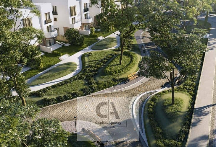 Twin house for sale in Scenes Compound in Mostakbal City next to Bloomfields with a 5% down payment and installments over the longest payment - Widok 3