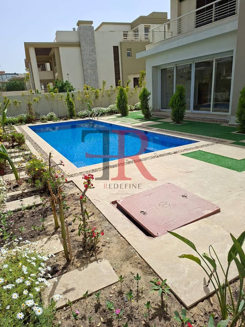 Villa for rent with private pool in cairo festival compound new cairo – pohled 3