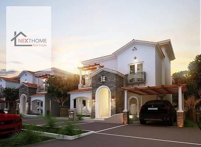 Villa Twin House Ready to Move413 sqm For Sale in Al Maqsad New Administrative Capital Prime North Facing Location Landscape – další