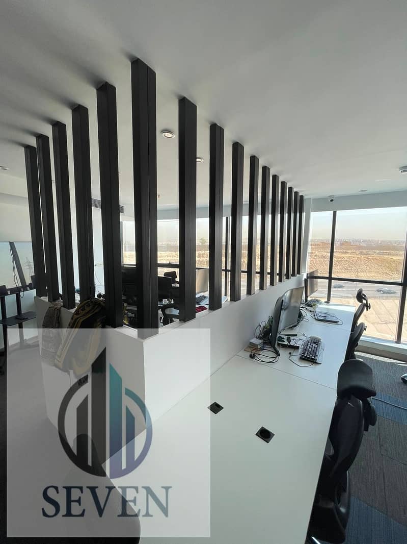 *100 sqm air-conditioned office, licensed in Rehana Plaza, the most upscale administrative building, Zahraa El Maadi for major companies* - Widok 6