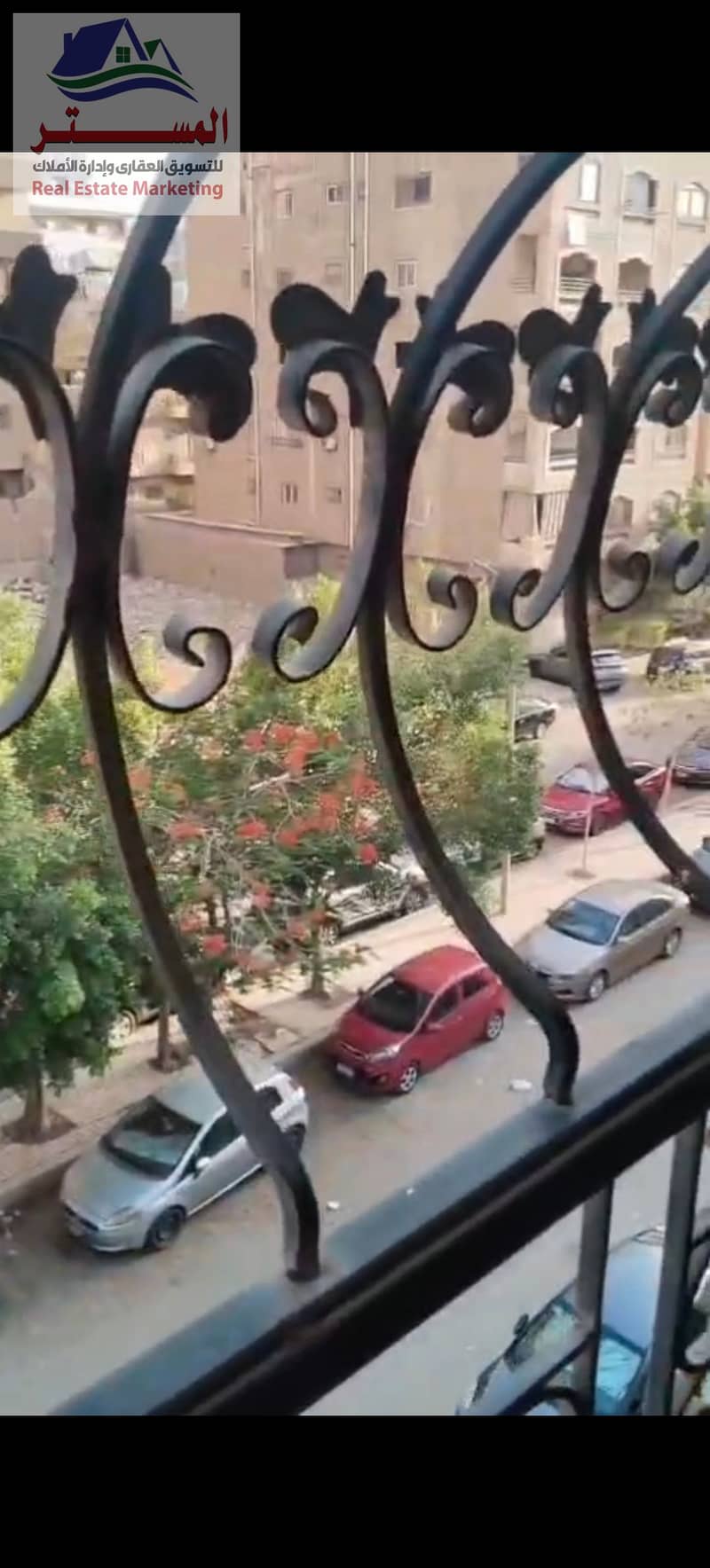 Three-bedroom apartment with a reception, kitchen, and 2 bathrooms on the third floor with an elevator in the Tenth District, Nasr City, Cairo, close to Al-Hassan Mosque and Al-Haramain Mosque and the Islamic Council, near services, roads, and transportation. - Widok 3