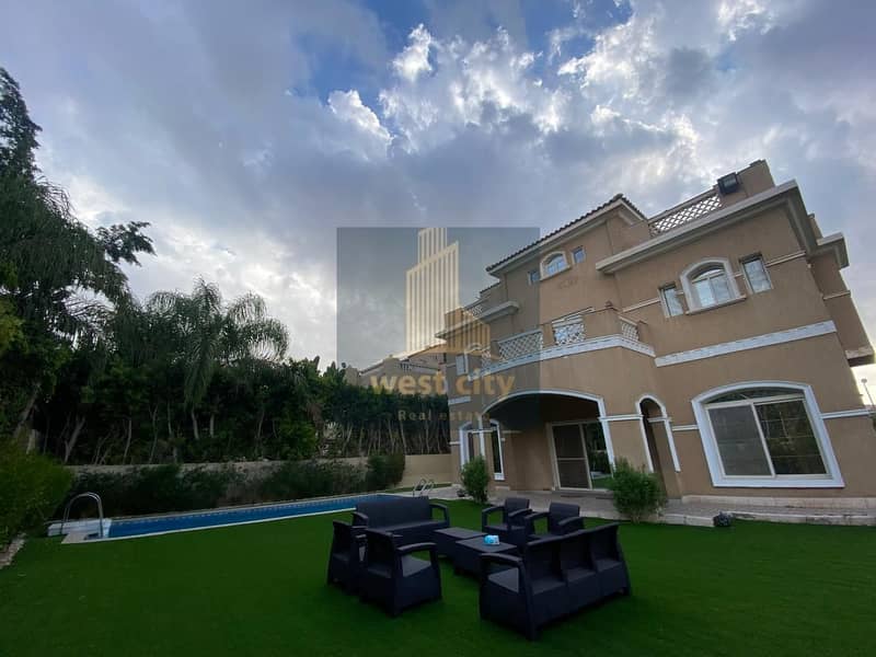 Villa standalone 6 rooms for sale at compound Mena Garden City - Widok 5