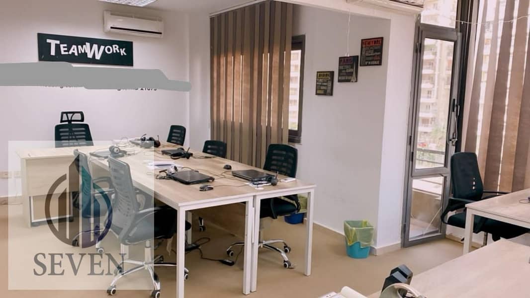 *Furnished modern administrative office for rent, Ultra-modern, 220 sqm, fully licensed, Darna Trees on Maadi Ring Road, just minutes from Fifth Settl – pohled 2