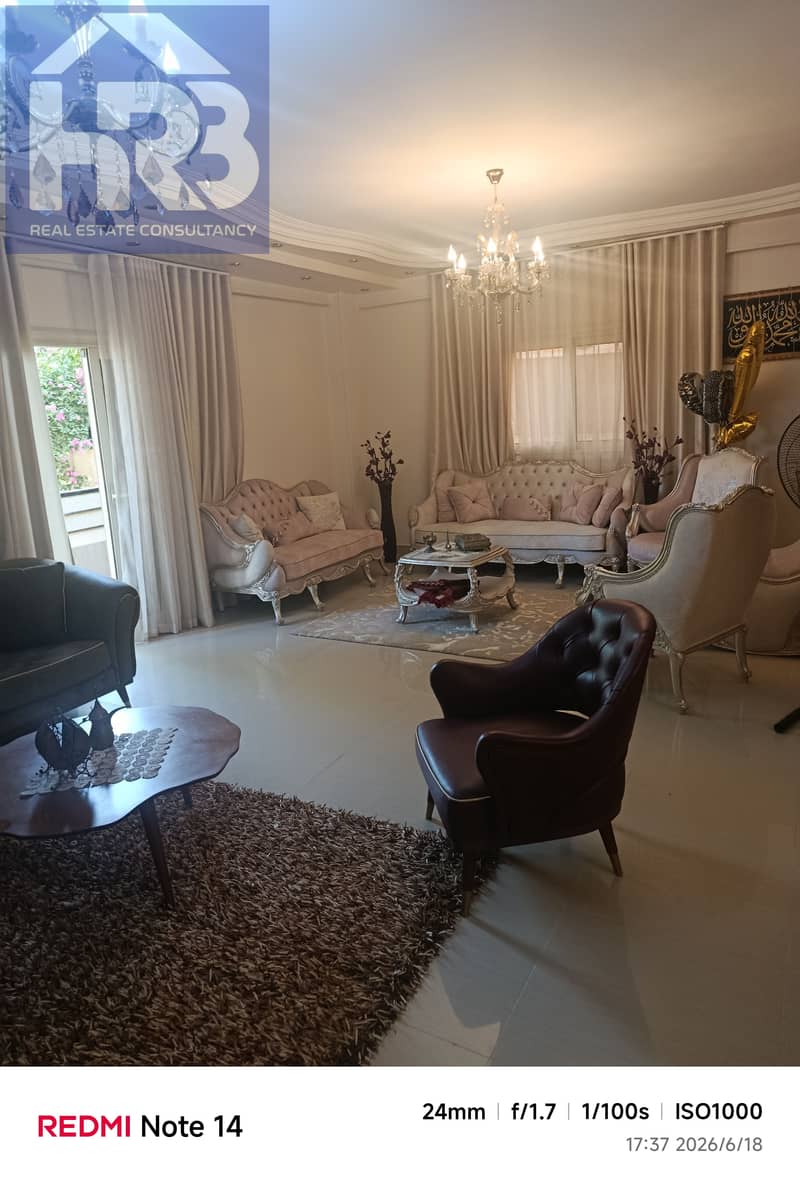 Apartment for Sale in First Settlement – Neighborhood 5 | 240 sqm | Elevated Ground Floor | Garden View - Widok 2