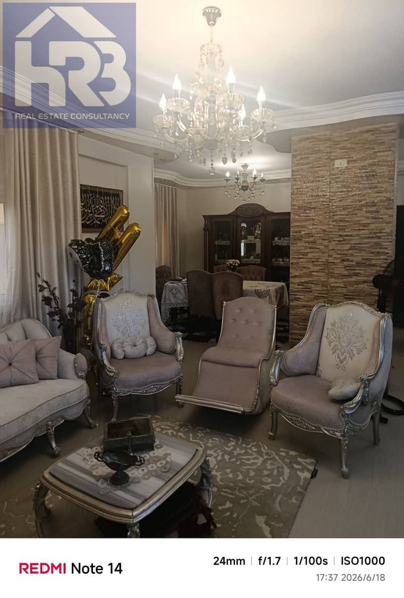 Apartment for Sale in First Settlement – Neighborhood 5 | 240 sqm | Elevated Ground Floor | Garden View - Widok 6