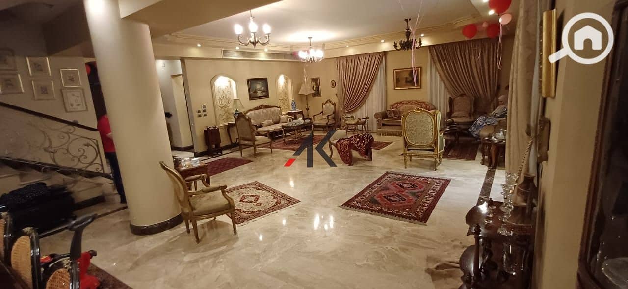 Furnished Twin House Villa L433m. with pool For sale in Les Rois - New Cairo - Ansicht 4