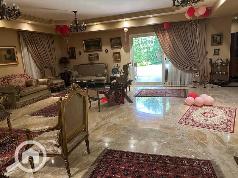 Furnished Twin House Villa L433m. with pool For sale in Les Rois - New Cairo - Ansicht 6