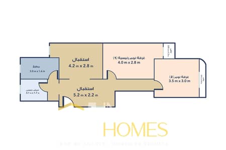 2 Bedroom Flat for Sale in Cleopatra, Alexandria - 06217 بدون. jpg. jpeg
