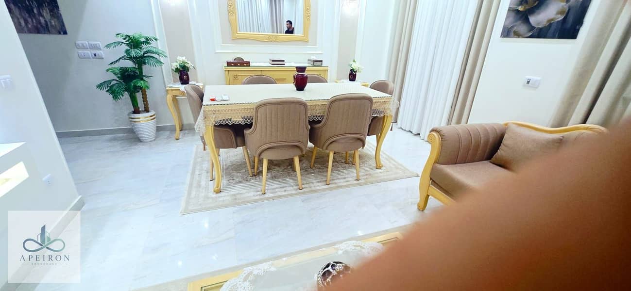 Ground floor apartment with garden for rent in Stone Residence Compound - Mehr