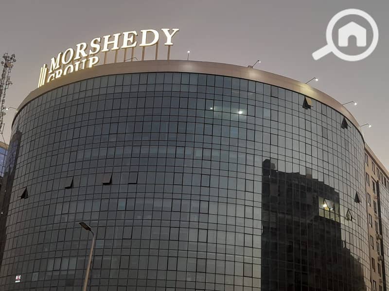 Administrative office for rent, 110 square meters, super deluxe finishing, in Rehana Plaza building, Memaar Al Morshedy, Zahraa Al Maadi - Widok 2