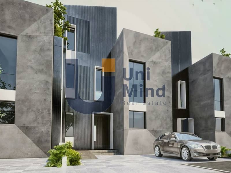Townhouse for sale soon delivery garden view with installments American University Street Fifth Settlement – další
