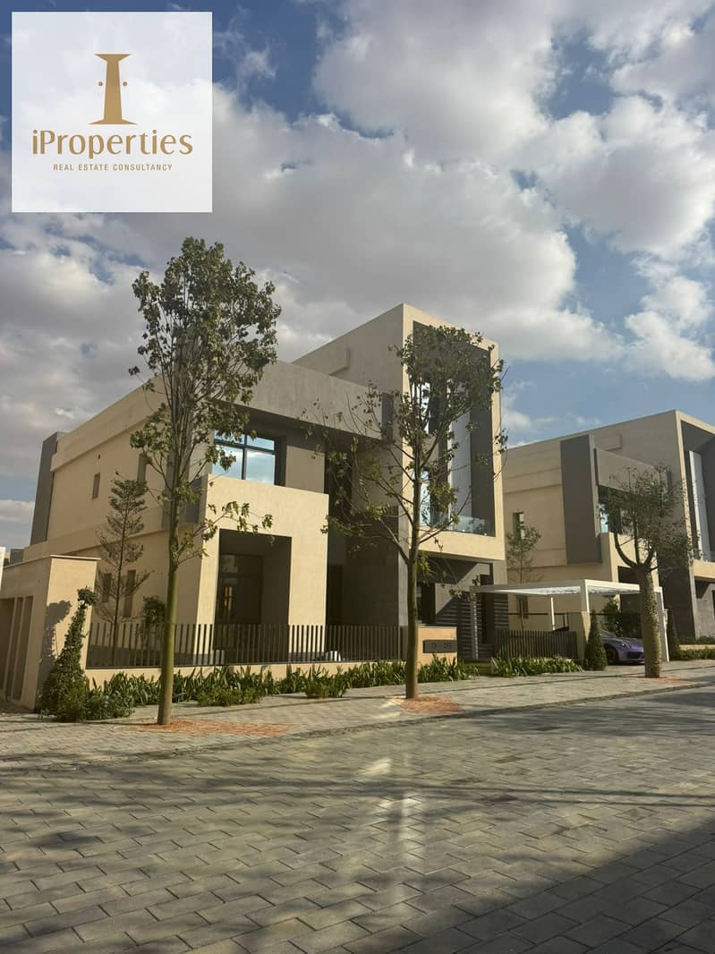twin house direct on lagoon for sale in saada new cairo phase 2 - Widok 3