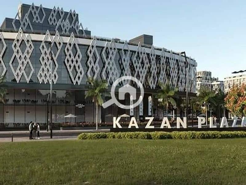 Clinic for rent, finished, 62m, 2 rooms in Kazan Mall on Gamal Abdel Nasser Axis behind Mall of Arabia in front of Kazan Mall towers. - Ansicht 2