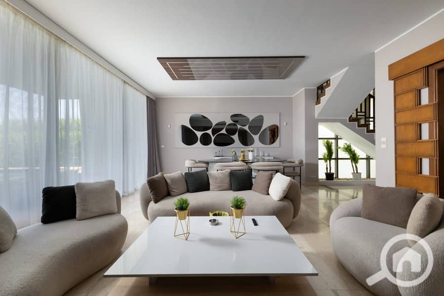 Villa for daily rent in Allegeria Sodic Compound Sheikh Zayed Private pool - Widok 2