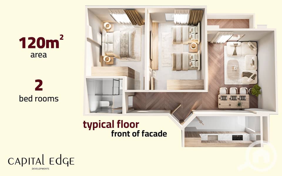 Apartment for sale | Repeated floor – right of facade | Delivery within 3 months - Widok 4