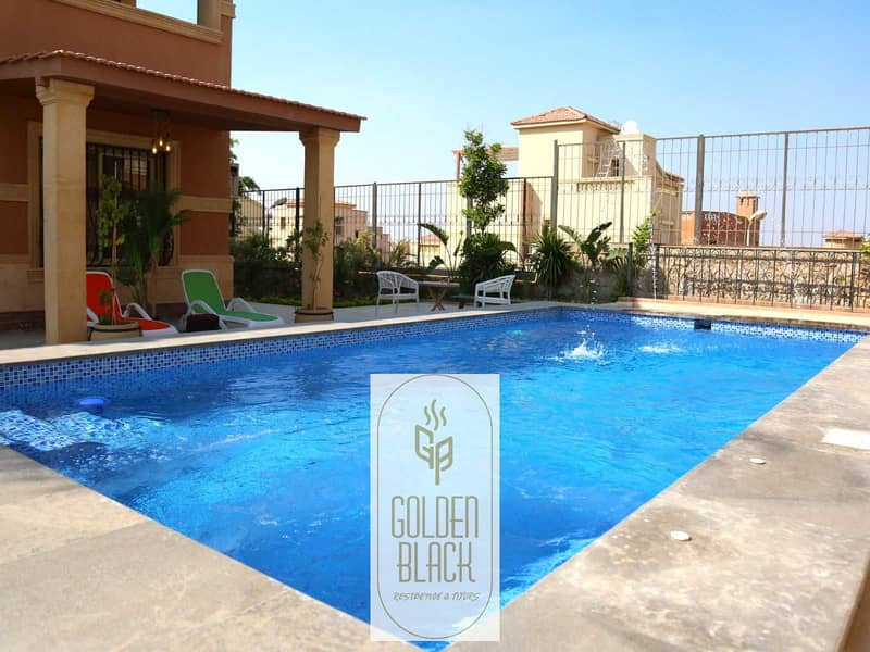 Royal mansion with pool and 5 bedrooms in premium compound sheik zayed - Ansicht 6