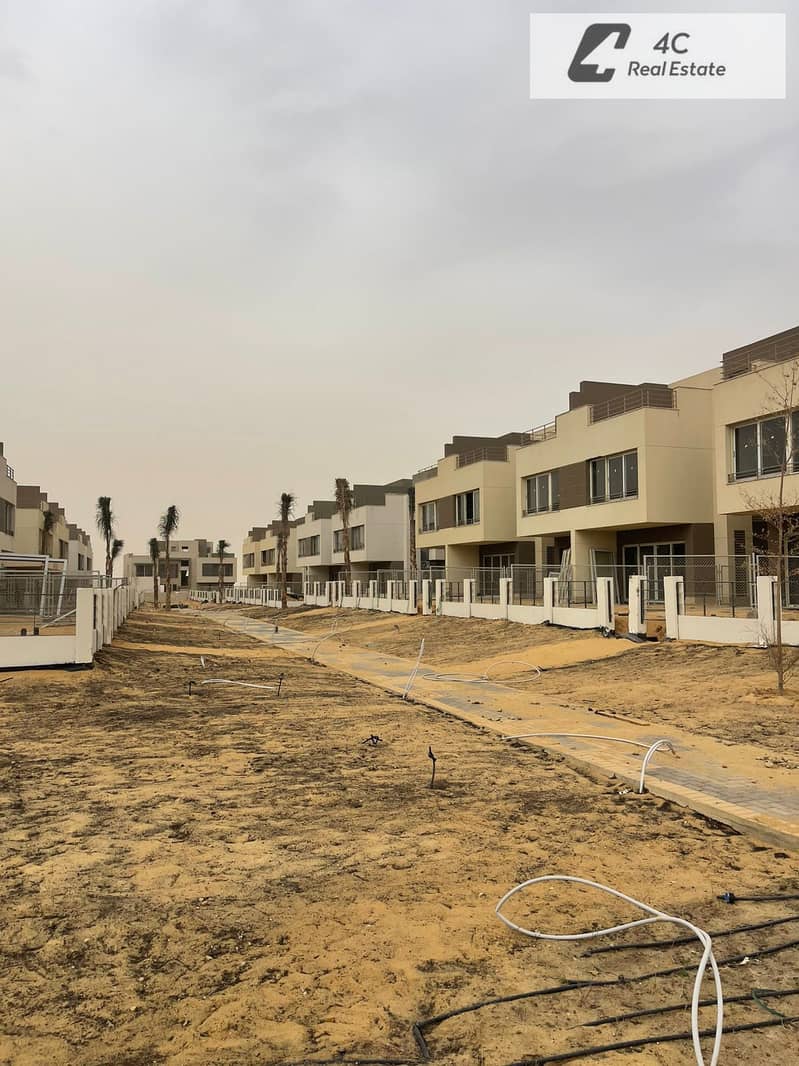 Townhouse villa 225m for sale in Under market price palm hills new cairo very prime location in the highest elevation in the compound | ready to move - Ansicht 6