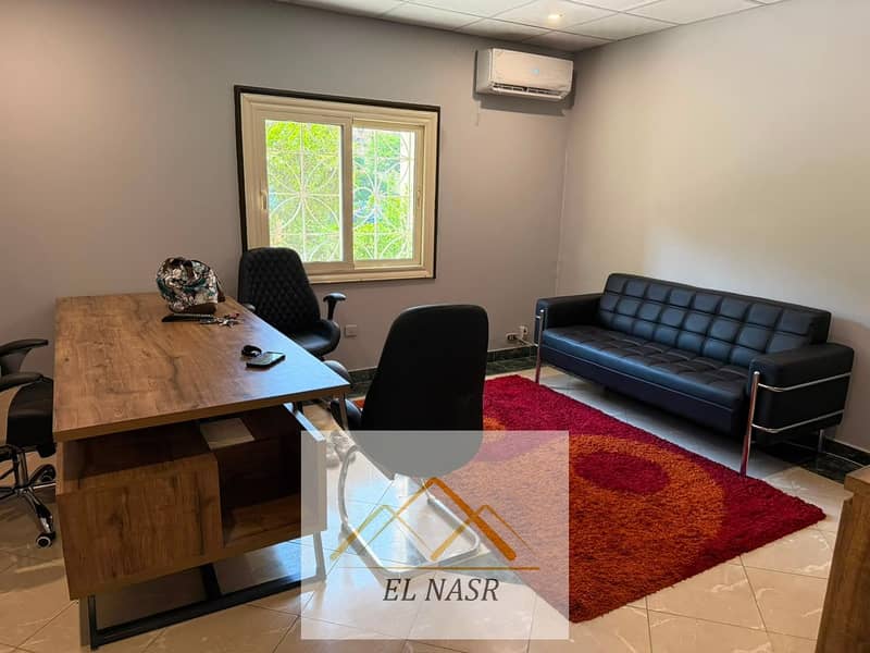 Furnished air-conditioned administrative office for rent in Nasr City on Youssef Abbas near Al-Astad subway station and near Al-Zohour Club. - Widok 2
