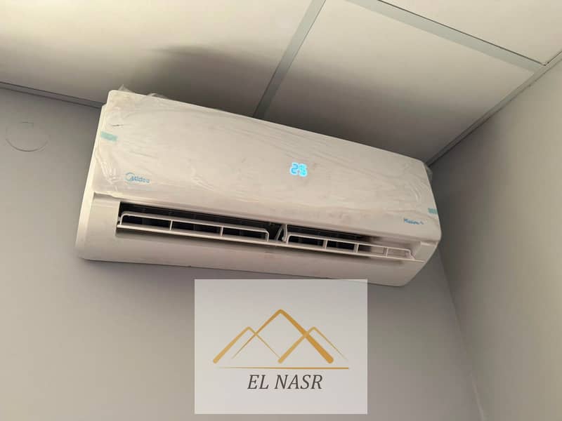Furnished air-conditioned administrative office for rent in Nasr City on Youssef Abbas near Al-Astad subway station and near Al-Zohour Club. - Więcej