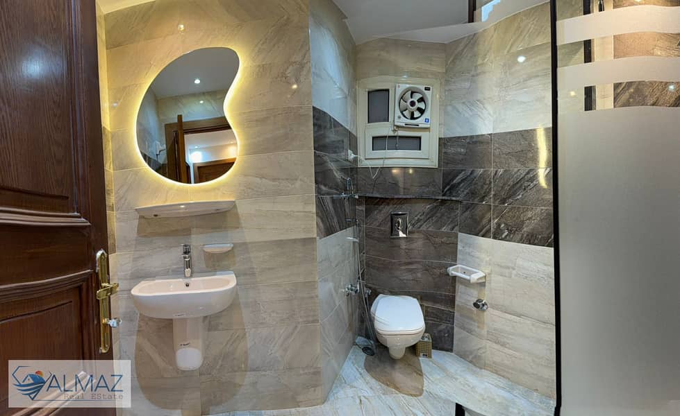 Furnished 150 sqm apartment for rent in Safwat Al Andalus Compound, Fifth Settlement, on 90th Street, near the American University Axis. – další
