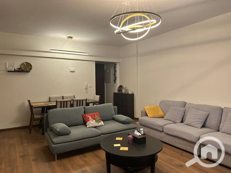 Apartment for rent garden view fully furnished super lux finishing ready to move in typical floor 99m 2 bedrooms in Al Rehab 2 - New Phase 7 – pohled 3