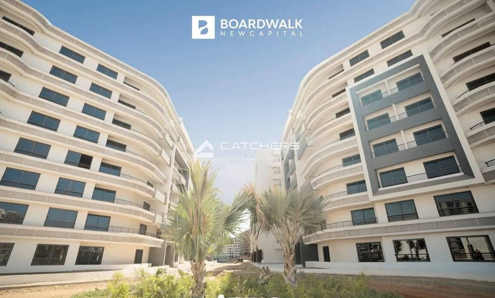 With a 10% down payment, get an apartment ready for immediate occupancy in the heart of the New Capital, next to The City compound. - Meer