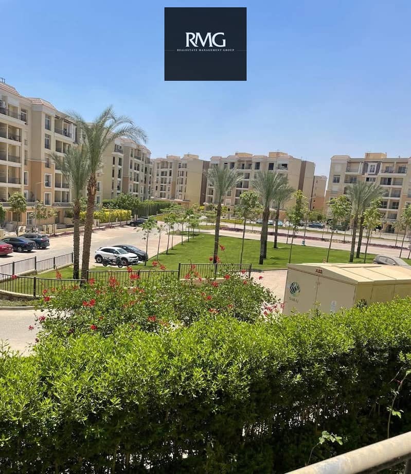 apartment with garden for sale in sarai new cairo - Widok 3